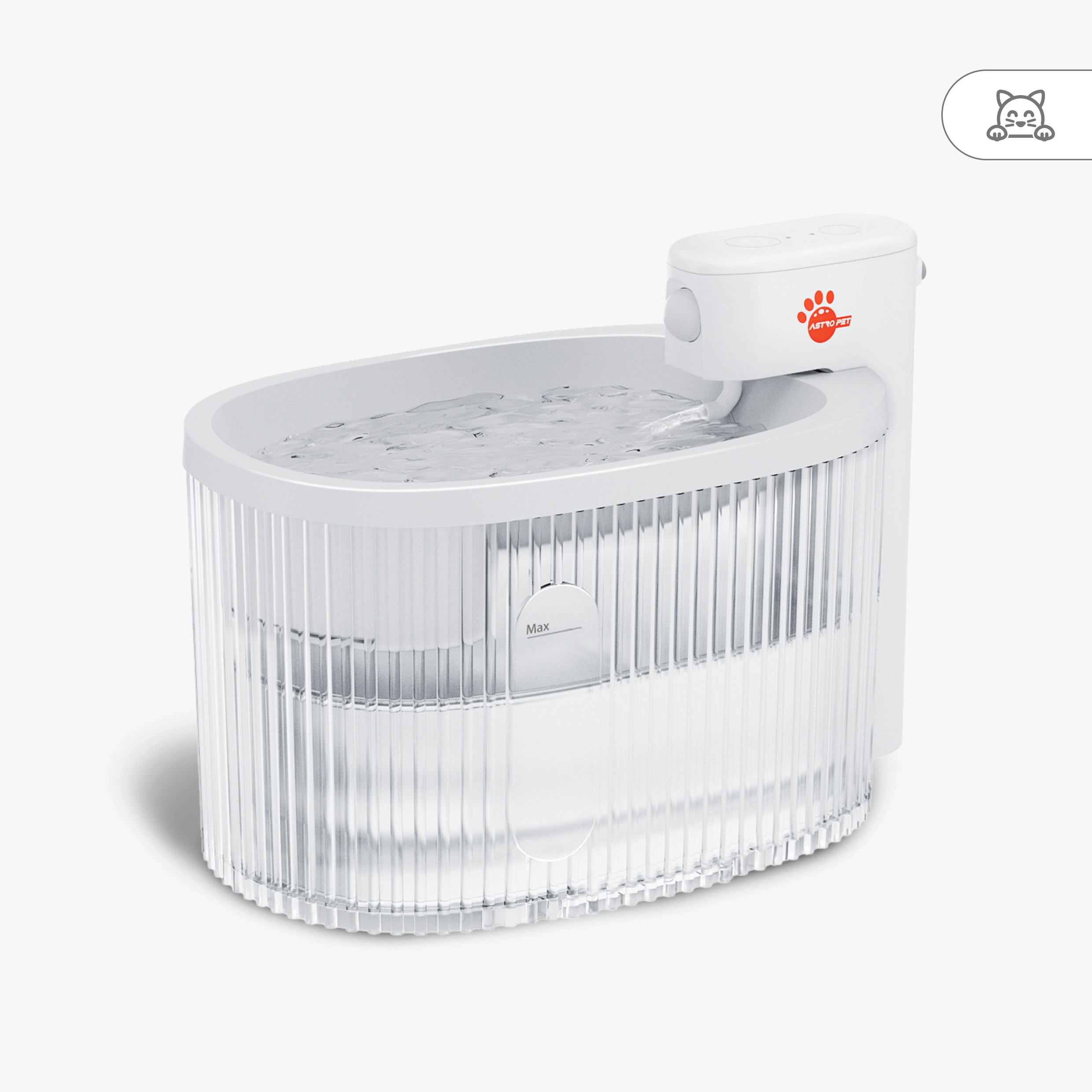 Kabelloser Haustier-Trinkbrunnen Pisces Series