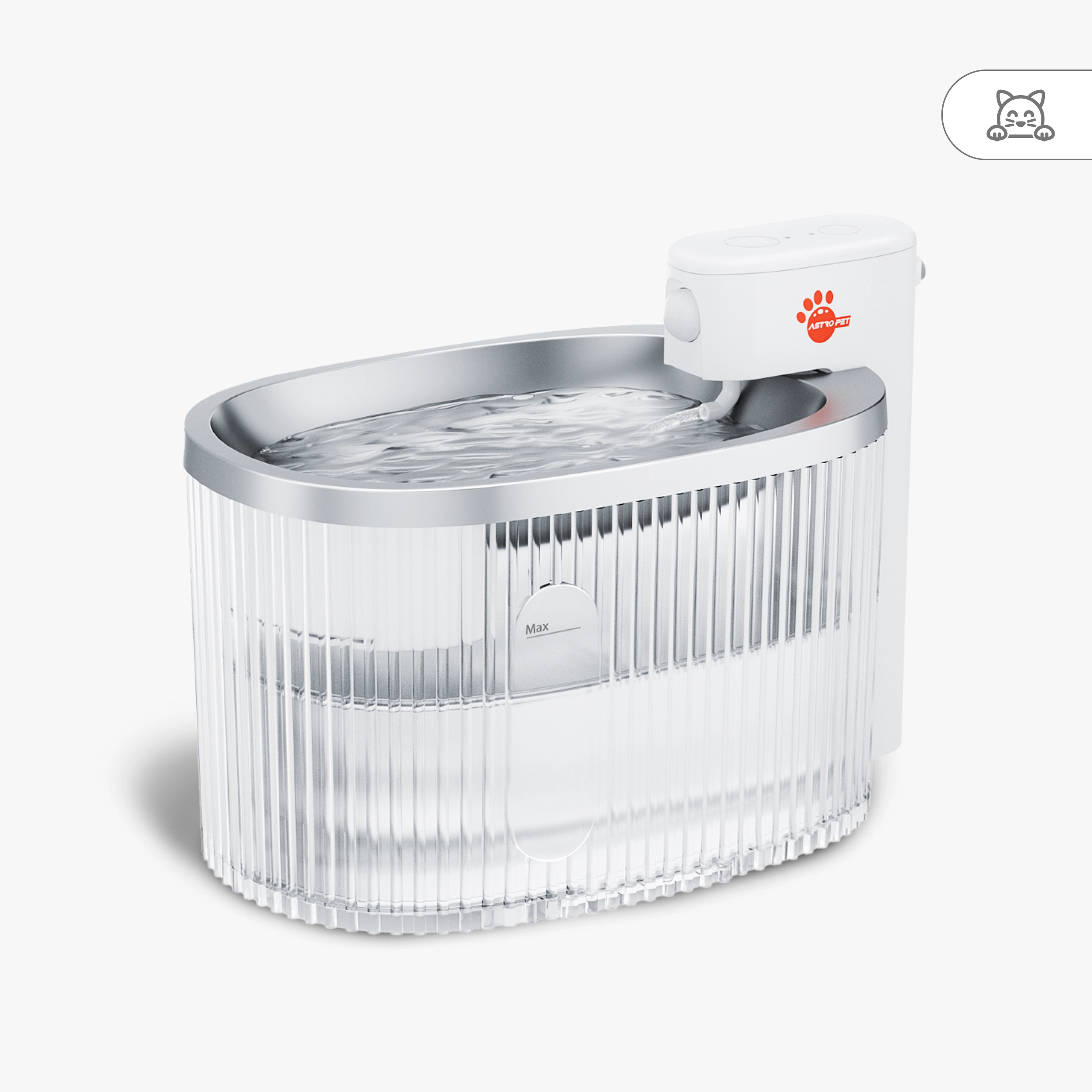 Kabelloser Haustier-Trinkbrunnen Pisces Series